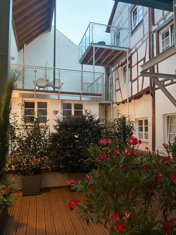 Das schiefe Haus - Wohnung Altstadt Heppenheim  Exterior foto